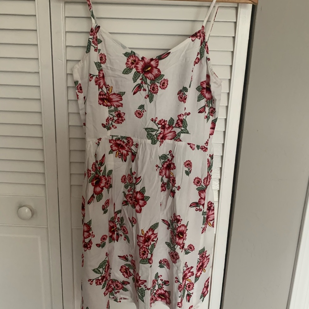 H&M White floral dress